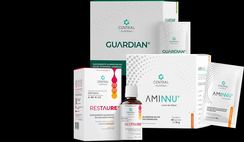 Central Nutrition Products - RESTAURE, GUARDIAN and AMINNU supplements showcase