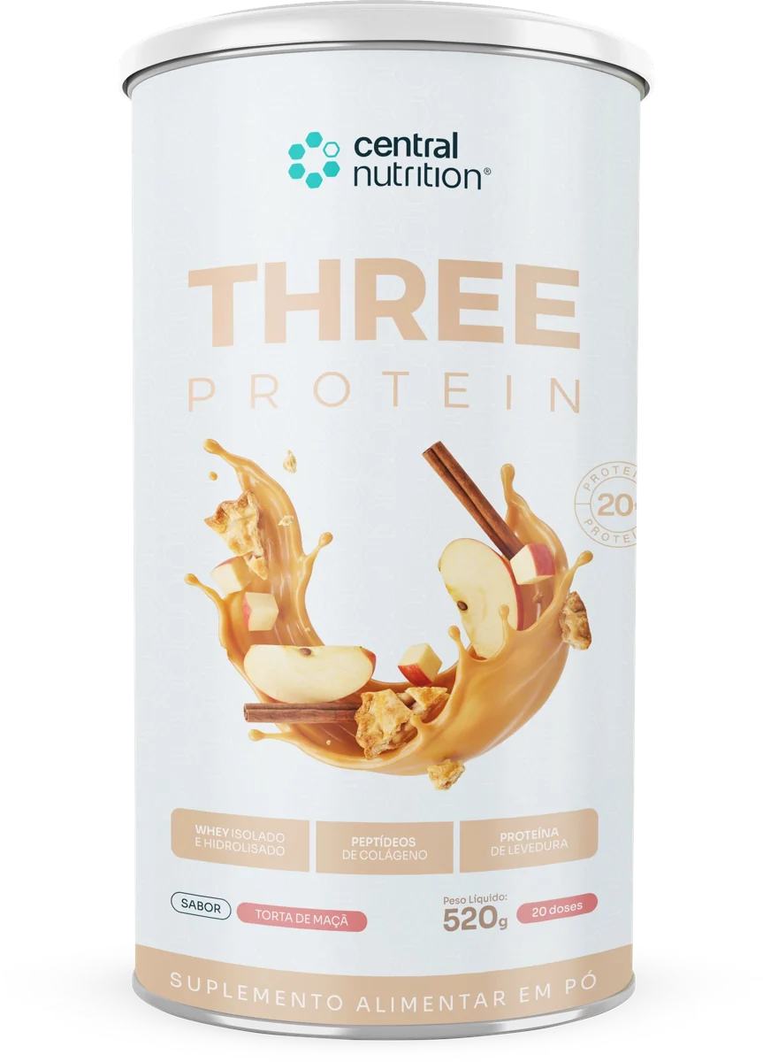 Three Protein Torta de Maçã