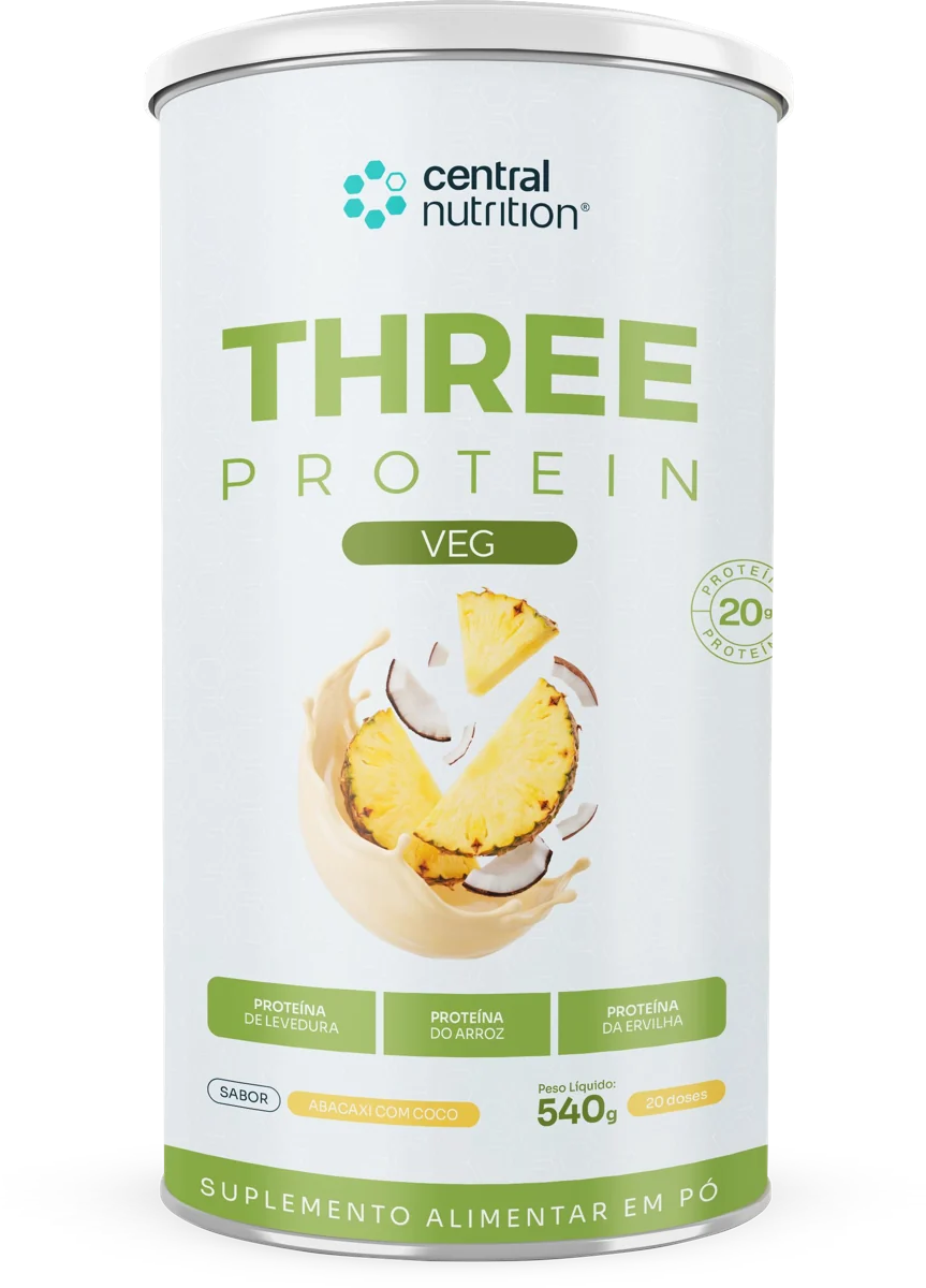 Three Protein Veg Abacaxi com Coco